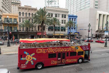 City Sightseeing hop-on hop-off bustour door New Orleans